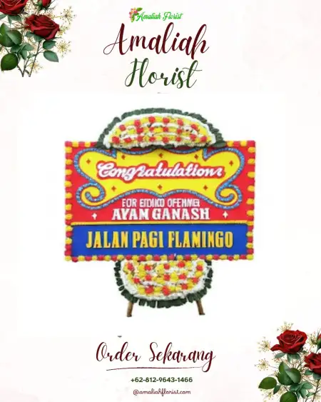 Sewa Papan Bunga Karang Pao
